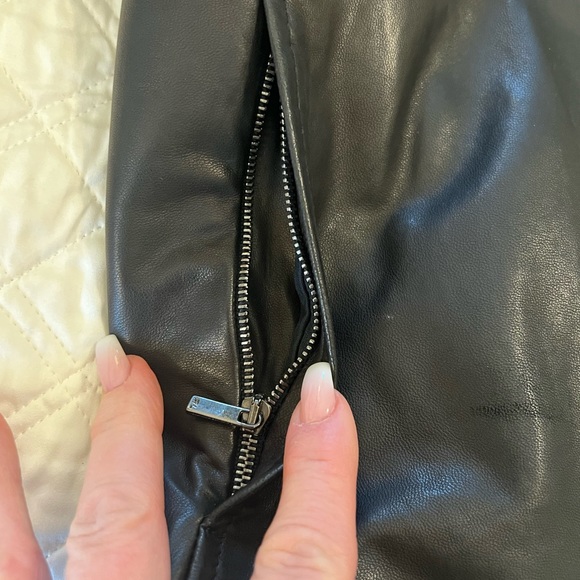 Ralph Lauren Sport Lambskin Leather Bomber size 10 - Picture 8 of 14